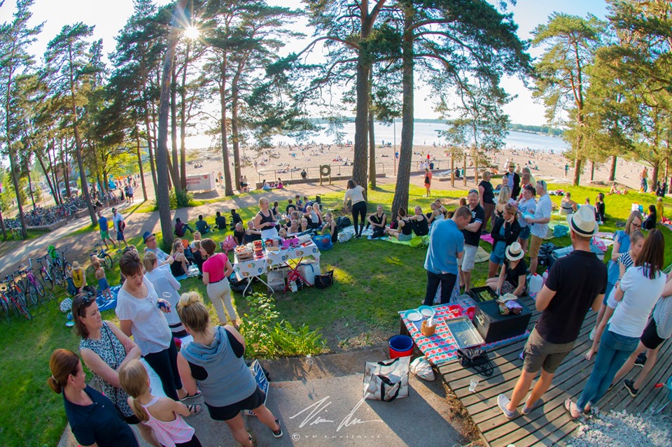 TF-vanhempien picnic Hietsussa