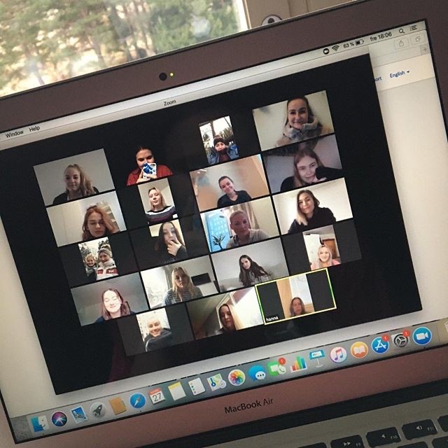 Skylettes piti yhteyttä koronan aikaan